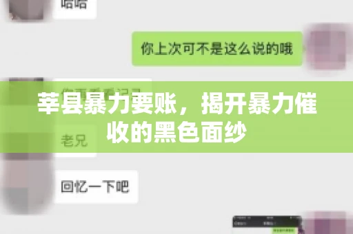 莘县暴力要账,揭开暴力催收的黑色面纱 莘县暴力要账,揭开暴力催收的黑色面纱