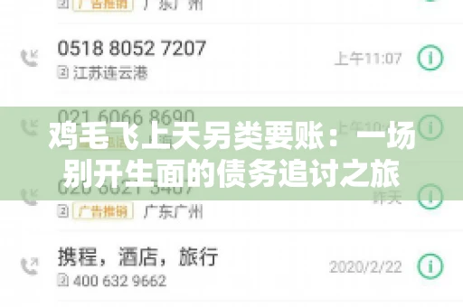 鸡毛飞上天另类要账:一场别开生面的债务追讨之旅 鸡毛飞上天另类要账:一场别开生面的债务追讨之旅