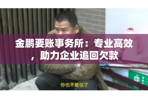 金鹏要账事务所：专业高效，助力企业追回欠款
