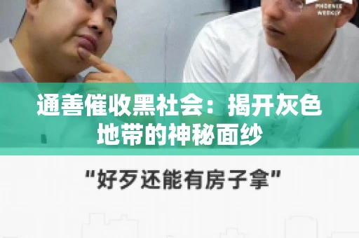通善催收黑社会：揭开灰色地带的神秘面纱